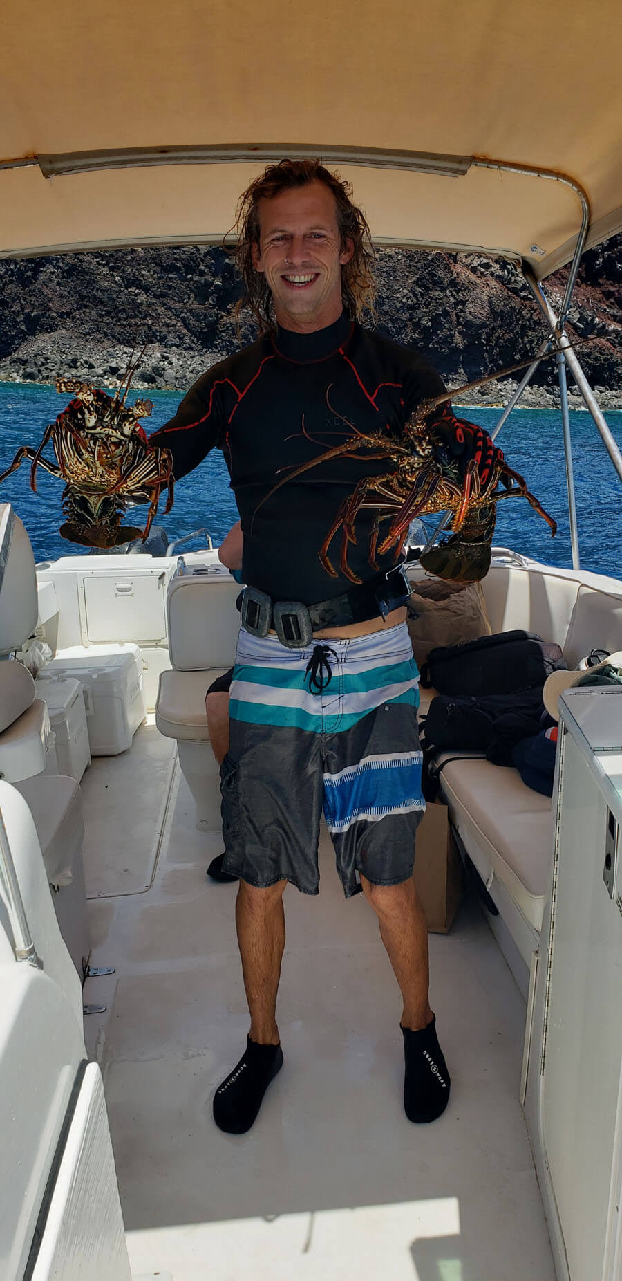 Lobster on Boat